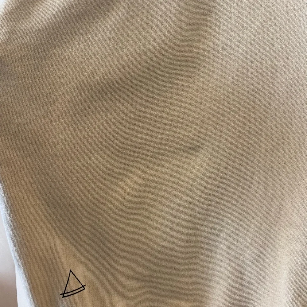 Eleven Paris Beige Sweatshirt with Black Label - Picture 4 of 5